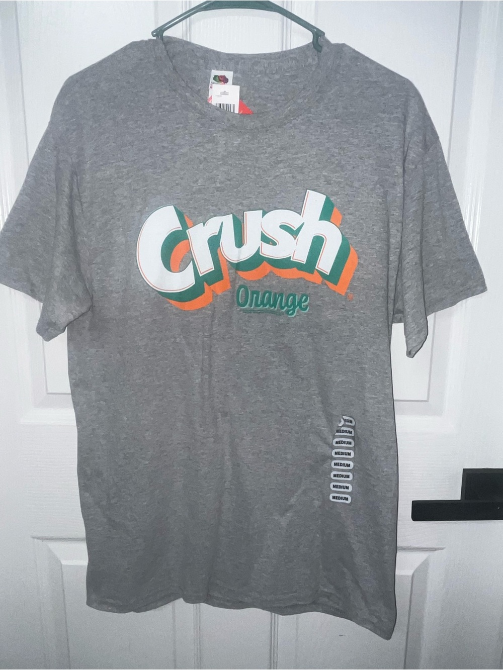 NWT Fruit Of The Loom Men's Grey
"Crush" T-shirt Size M